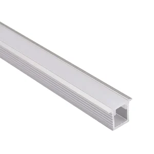 6063-T5 Recessed LED Aluminum Channel Embedded LED Strip Profile with PC Cover for Ceiling Linear Lighting