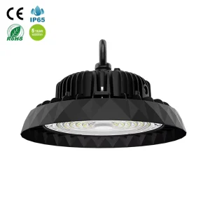 60W 100W 150W 200W 240W 300W IP65 Warehouse Power & CCT Adjustable UFO LED High Bay Light with 5-Year Warranty