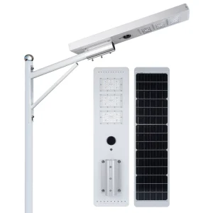 60W IP66 Highway Solar Street Light YK06 7200LM Outdoor LED 144Wh Battery Waterproof 3 Year Warranty