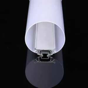 60mm Diameter Round Pendant Light Aluminum Profile with Diffuser Hanging Kits Suspended Office Supermarket Indoor Lighting