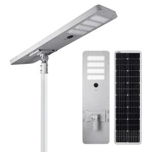 60w 80w High Power Outdoor Waterproof LiFePO4 Battery Smd All in One Led Solar Street Light for Road Garden