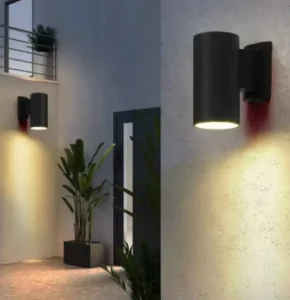 6W LED Wall Lamp COB Down Emitting Outdoor Hotel Apartment Villa Wall Lighting Exterior Wall Mounted Decor Light 3000K