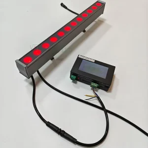 6X4W 12X4W Surface Mounted Aluminum RGBW LED Linear Light Seamless Wall Washer with Dimming Panel Controller RF & APP Control