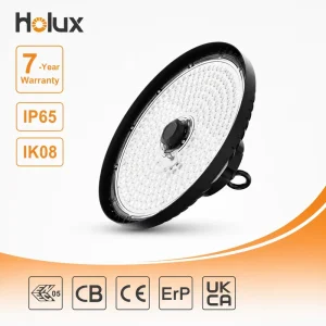 7 Year Warranty 200 lm Per W 4000K 80W 100W 120W LED PC Lens IP65 Warehouse Industrial UFO LED High Bay Light