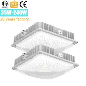 7 year warranty good price ETL CETL CB outdoor canopy light for gas station 100WATT 80WATT 60WATT petrol station industrial lamp
