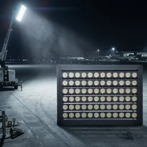720W COB LED Airport Flood Light 115200lm IP66 305VAC 10kV Industrial LED Light for Airport Apron Parking Area