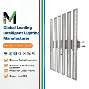 720W Full-Spectrum 301B LED Plant Light Greenhouse Vegetable Fruit Growing Supplemental Lighting IP65 Waterproof 50000