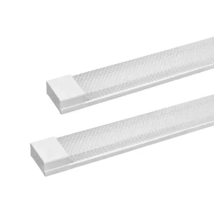 72W LED Linear Light with Purification Lamp and Prismatic Diffuser Plastic Crystal Cover Batten Tube
