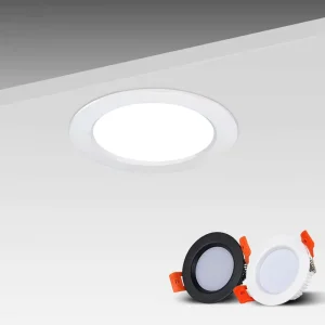 7W 12W 15W 18W 24W 36W DOB SMD LED Downlight Round Recessed Ceiling Light 85 265V Driver Indoor Embedded LED Panel Lamp for Room