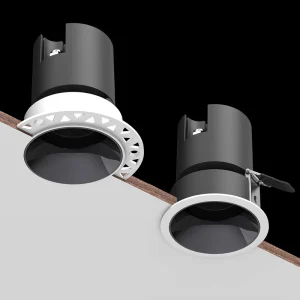 7W 12W 24W LED Spotlight COB Recessed Anti Glare Dimmable 24° IP65 Aluminum Trimless Spot Light for Retail Store 220V