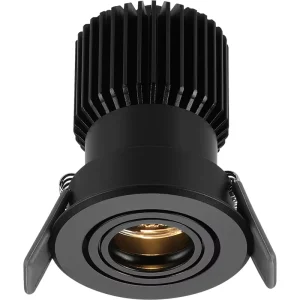 7W 9W Anti Glare Embedded LED Downlight Adjustable Focus Aluminum Recessed Spotlight for Home Hotel Living Room