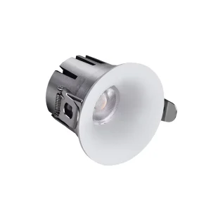7W Multi Beam Angle COB Downlight Deep Anti Glare Curved Trim Modular Recessed LED Spotlight