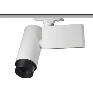 8-40 Degree Zoomable Modern Dali Dimmable Track Spotlight 20W COB Rotatable Commercial LED Track Light