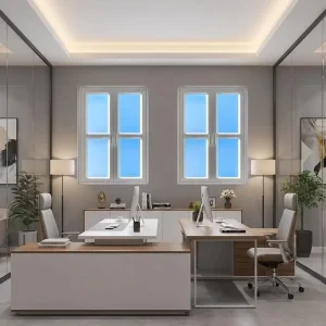 8.5cm Ultra Thin Blue Sky Skylight Rayleigh Scattering Simulated Sunlight Tuya Smart Recessed LED Panel for Living Room