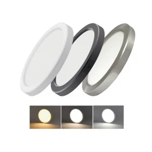 80 Finger 11 inch Ultra Thin Plastic White Panel Lamp 2700K-5000K Five Color Temperature Dimmable Ceiling Lamp