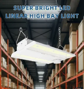 80W/165/220/300W Linear High Bay Light ETL/DLC Certified SMD2835 Sensor Control 5-Year Warranty Industry Light for Warehouse