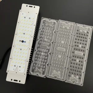 80X150 Degree 64 LED 50 Watt Module Vertical Plastic LED Light Lens