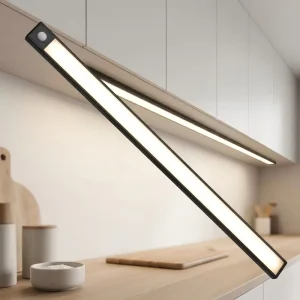 80cm 3CCT Factory Direct Modern LED Wireless Under Cabinet Lighting Indoor Dimmable Motion Sensor USB Rechargeable Closet Lights