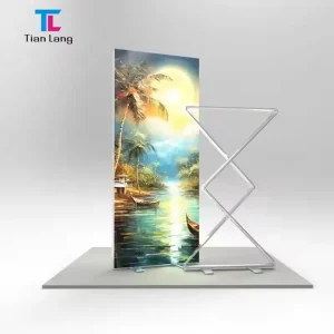 85x200cm Portable SEG Light Box Tool free Assembly for Trade Show Display