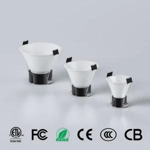 8W 2 Inch Anti Glare High Contrast Ceiling Spotlight Lamp Wall Washer Dimmable Recessed Spot Light Office Living Room