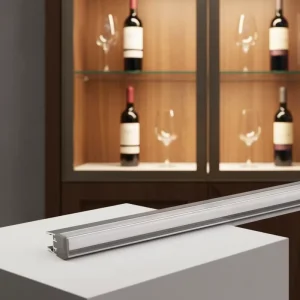 8mm Aluminum PC LED Cabinet Lights with Transparent Cover Floating Shelf Effect Home Use OEM ODM