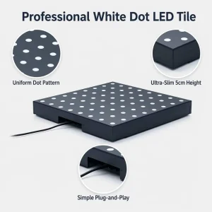 8×8 Pixel LED Floor Panel Programmable RGB Interactive Step-Activated Tiles for Commercial Event & Club Decor