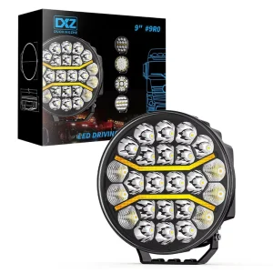 9 Inch 100W 24V IP67 Truck Auxiliary Spotlights Retrofit Upgrade