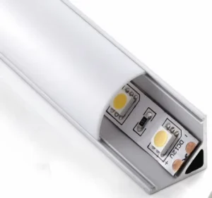 90 Degree Corner LED Aluminum Alloy Profile Angled Channel Housing High CRI 90 AC 85 to 265V for LED Lights