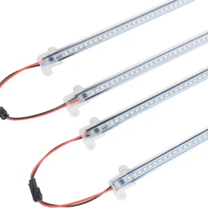 90cm LED Cabinet Sensor Light Decoration Home with 220 V High Voltage Hard Profile Light Bar for Kitchen and Bedroom Adhesive