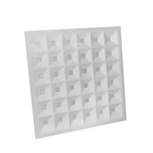 96W Ultra Slim LED Grille Panel Light Commercial Ceiling Lights for Office Hospital School Supermarket 600*600mm