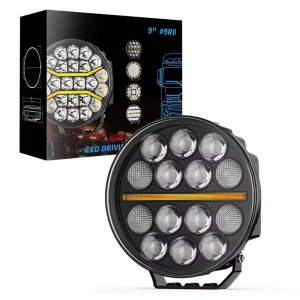 9R01 9 Inch Truck Auxiliary Spotlights for Heavy Truck Lighting Driving Lights