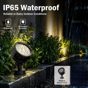 9w 18w Garden LED Spot Light Outdoor Waterproof Adjustable Direction Aluminum Lamp for Villa Yard Pathway Landscape Decoration