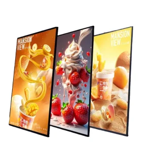 A1 A2 A3 A4 Customized Advertising Ultra Thin Aluminum LED Light Boxes 5000 Lumens Super Bright Rectangle Menu Poster Frame