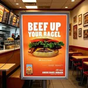 A1 Size LED Light Box for Retail Mall Wall Decor Backlit Poster Frame Menu Sign