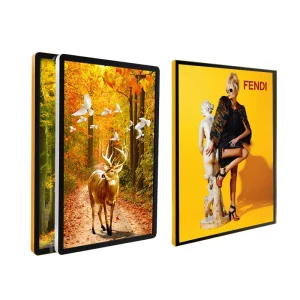 A2 A3 A4 Ultra Slim LED Light Box Outdoor Advertising Sign Light Box Custom Aluminum Lightbox LED Light Box for Restaurant