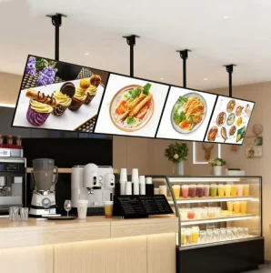 A4 A3 A2 A1 Rectangle Wall Mounted Menu Board Advertising LED Light Box Light Box Sign for Resturant mall cafe