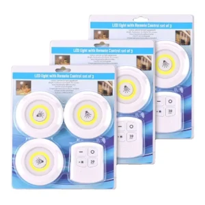 AAA Battery LED Night Light Remote Control Night Lamp for Bedroom Kitchen Cabinet Light Wireless Closet Light