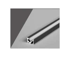 ABRIGHT CabEx Z Surface Mounted Angle Extrusion Aluminum LED Profile Light with 1% Tolerance for LED Strips Decorations