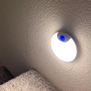 ABS Dimmable Motion Sensor LED Night Light USB Rechargeable Night Lamp for Bedroom Kitchen Cabinet Light Wireless Closet Light