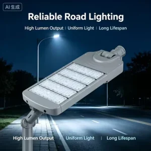 AC 300W Outdoor LED Street Light Waterproof IP65 CE Certified Aluminum Alloy Lamp Body 3 Year Warranty Type II