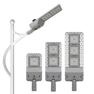 AC 85 265V LED Electric Street Light 160LM W High Lumen Outdoor Waterproofing Ip66 Streetlight 6000K White Light Street Lamp