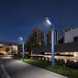 AC Multi-purpose Outdoor LED Parking Lot Lights Ra80 120 Beam Angle IP65 Tempered Glass Street Light Pole