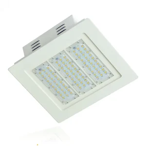 AC100-277V 100W 150W LED Canopy Light Fixture 5700K IP65 Waterproof Outdoor Canopy Lights for Gas Station Warehouse Light