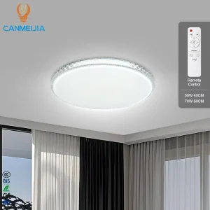 AC185-265V Crystal Cover Led Ceiling Light 50W 70W Easy Installation Ceiling Lamp Led Living Room Lights for Home