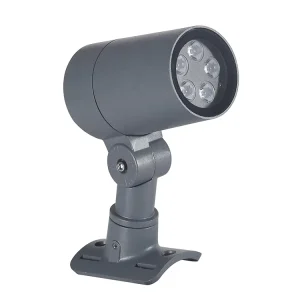 AC220V DC24V 12W IP66 White Outdoor Garden Spot Light Cob Landscape Spike Lamp for Architecture Warehouse Warehouse Architecture