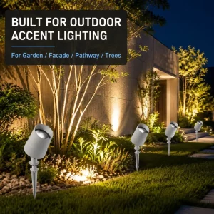 AC85 265V 3 Degree Beam Angle 3W 24W Outdoor RGBW LED Flood Light for Ancient Building