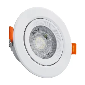 AC85-265V Round 6500K 3W 5W 7W 9W Embedded LED Spotlight Modern Office Home Ceiling Lighting Spotlight