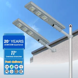 ALLTOP Solar Street Lights Outdoor IP65 Waterproof Aluminum 60w 120w 180w 240w All in One Solar LED Street Light