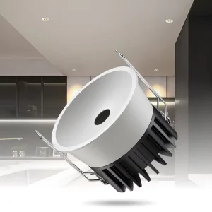ALLWAY Aluminum Housing Ceiling Recessed Indoor Hotel Project 5W 7W 9W 12W Round Shape LED Down Light