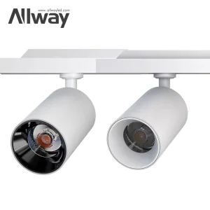 ALLWAY Commercial Lighting Aluminum Indoor Stage Mall Store 10watt Round Shape COB LED Spot Track Light